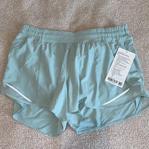 Lululemon Teal Hotty Hot LR Short 4”